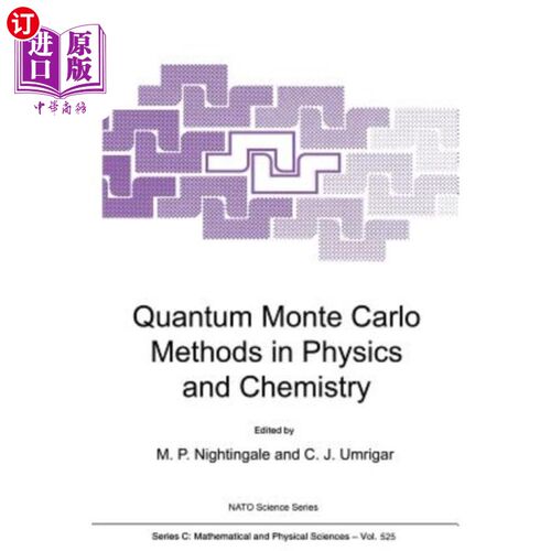 海外直订Quantum Monte Carlo Methods in Physics and Chemistry 物理和化学中的量子蒙特卡罗方法