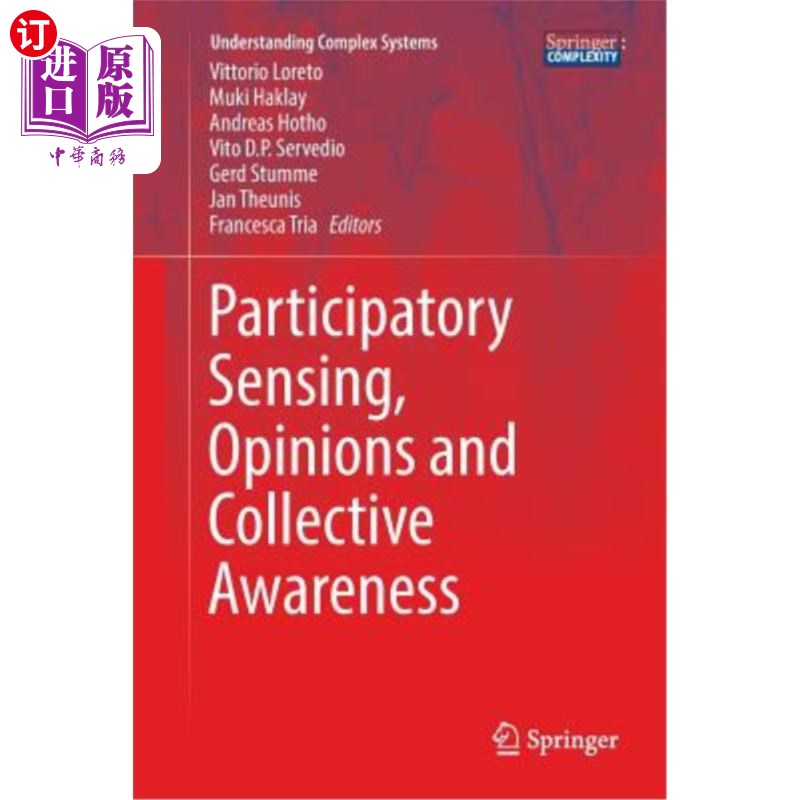海外直订Participatory Sensing, Opinions and Collective Awareness 参与感、意见和集体意识