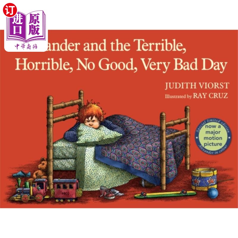 海外直订Alexander and the terrible, horrible, no good, v... 亚历山大和可怕的，可怕的，不好的，非常糟糕的一天