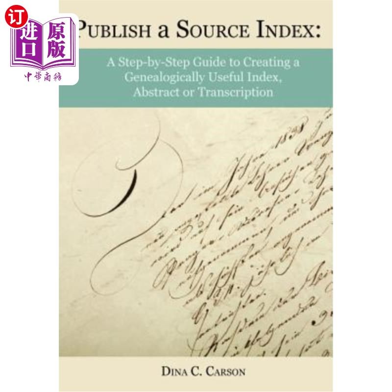 海外直订publish a source index: a step-by-step guide to creating