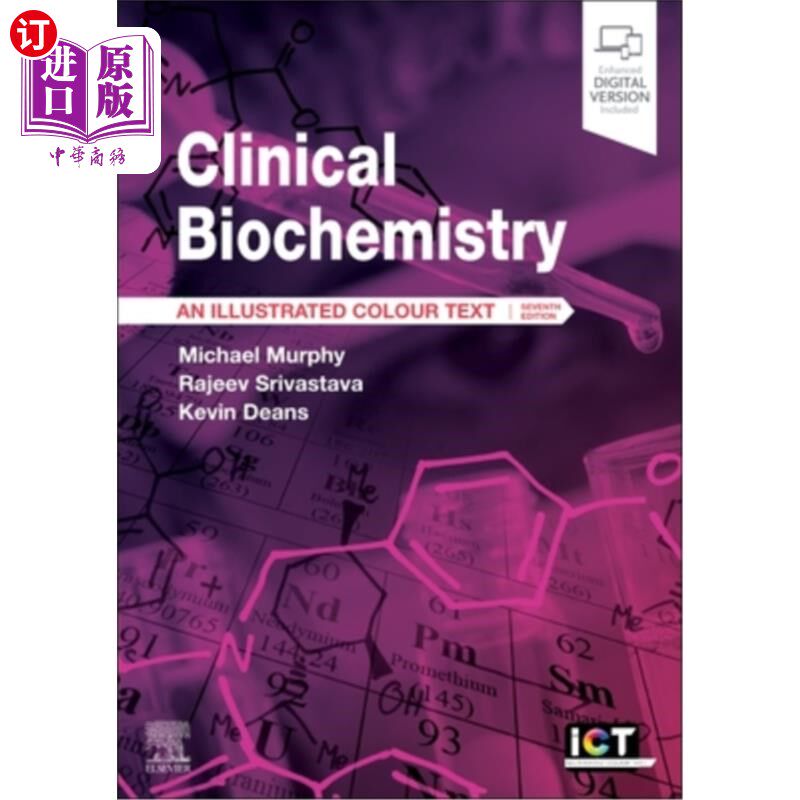 海外直订医药图书Clinical Biochemistry: An Illustrated Colour Text 临床生物化学:彩色插图文本