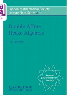 海外直订Double Affine Hecke Algebras 双仿射Hecke代数