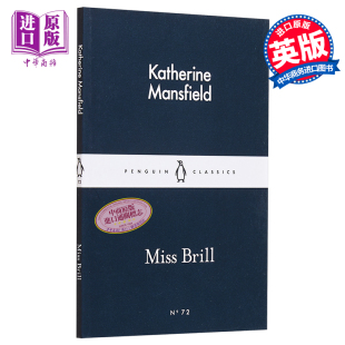 中商原版 LBS 英文原版 凯瑟琳 小黑书 Miss 现货 曼斯菲尔德 布丽尔小姐 Brill