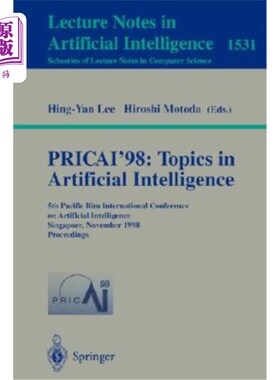 海外直订Pricai'98: Topics in Artificial Intelligence: 5th Pacific Rim International Conf Pricai'98：