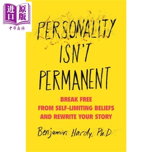 原生性格 Hardy 英文原版 Isnt 如何突破你 现货 Personality Permanent 中商原版 性格修正 心理 Benjamin 励志 提升