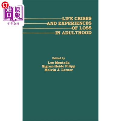 海外直订Life Crises and Experiences of Loss in Adulthood 人生危机和成年后的失落经历