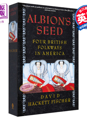 预售 阿尔比恩的种子：美国文化的源与流 英文原版 Albion's Seed Fischer【中商原版】