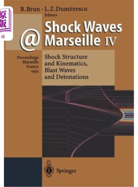 海外直订Shock Waves @ Marseille IV: Shock Structure and Kinematics, Blast Waves and Deto 马赛四号冲击波：冲击结构和运动
