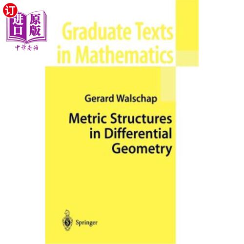 海外直订Metric Structures in Differential Geometry 微分几何中的度量结构