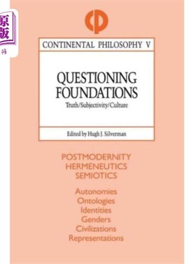 海外直订Questioning Foundations 质疑基金会