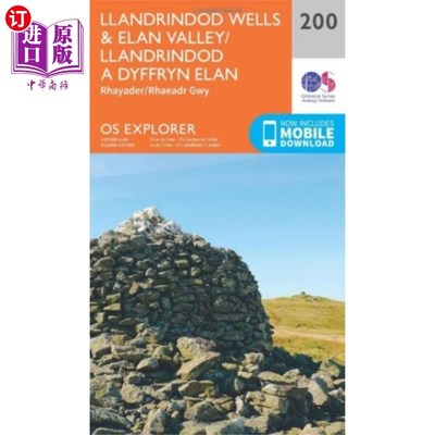 海外直订Llandrindod Wells and Elan Valley, Rhayader 兰德林多德威尔斯和伊兰谷，雷亚德尔