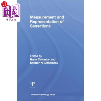 海外直订Measurement and Representation of Sensations 感觉的测量和表示