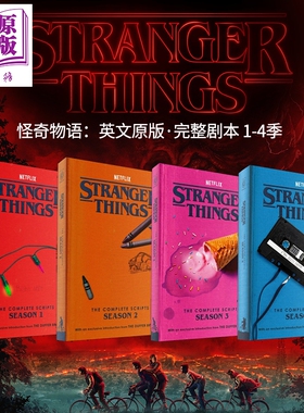 预售 怪奇物语 完整剧本 1-4季 Stranger Things The Complete Scripts, Season 1-4 英文原版 Netflix Duffer Brothers【中商原版