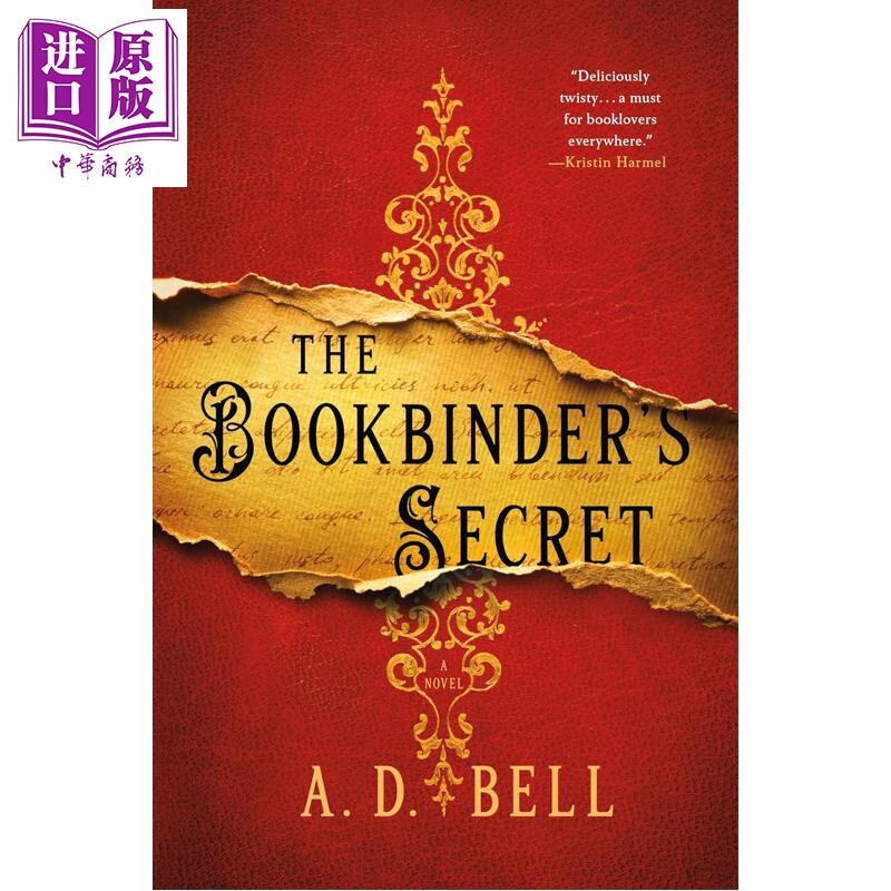 预售 装帧师的秘密 英文原版 The Bookbinders Secret A D Bell 国际流行小说【中商原版】