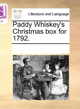 海外直订Paddy Whiskey's Christmas Box for 1792. 帕迪·威士忌1792年的圣诞盒子。