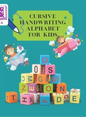 海外直订Cursive Handwriting Alphabet for kids: Learn Cursive Writing Alphabet is the eas 草书字母：学习草书字母是最