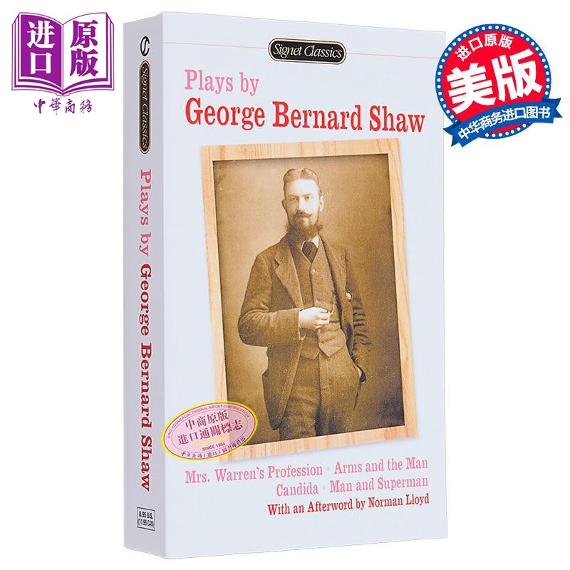 预售 Signet Classics 萧伯纳剧作集 Plays by George Bernard Shaw 英文原版 爱尔兰戏剧作家 诺贝尔文学奖得主【中商原版】图片