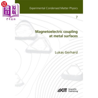 海外直订Magnetoelectric coupling at metal surfaces 金属表面的磁电耦合