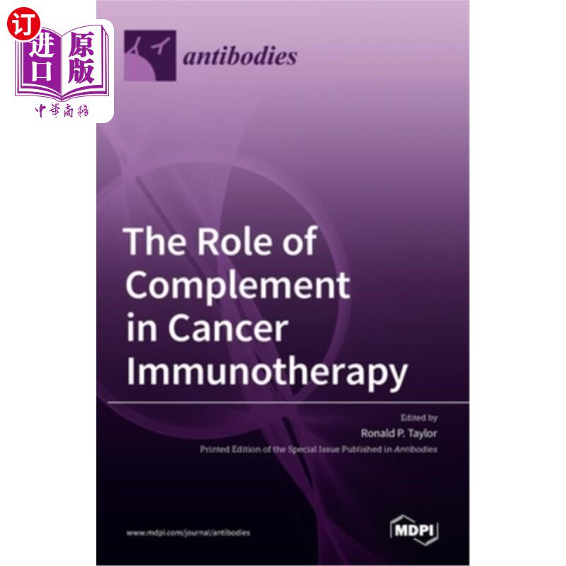 海外直订医药图书The Role of Complement in Cancer Immunotherapy 补体在癌症免疫治疗中的作用