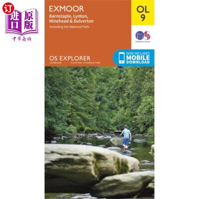 海外直订Exmoor, Barnstaple, Lynton, Minehead & Dulverton Exmoor, Barnstaple, Lynton, Minehead & Dul