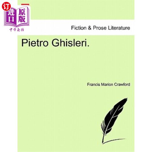 海外直订Pietro Ghisleri. 彼得罗·吉斯勒里。