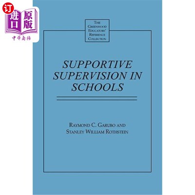 海外直订Supportive Supervision in Schools 学校的支持性监督