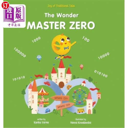 海外直订The Wonder Master Zero: Joy of traditional tales, Math stories for Kids, Childre The Wonder