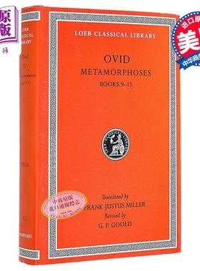 预售 奥维德 变形记 Metamorphoses Volume II 英文原版 Ovid【中商原版】