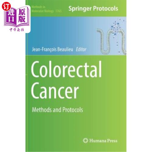 海外直订医药图书Colorectal Cancer: Methods and Protocols 结直肠癌:方法和方案