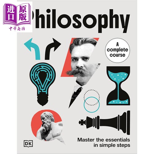 DK哲学完整课 Philosophy a Complete Course: Master the Essentials in Simple Steps 英文原版 DK【中商原版】