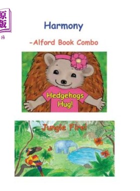 海外直订Harmony -6X9 Color: Hedgehogs Hug and Jungle Fire 和谐-6X9颜色:刺猬拥抱和丛林之火