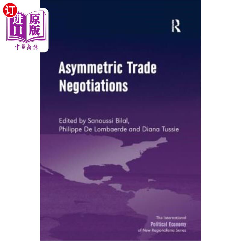 海外直订Asymmetric Trade Negotiations 不对称贸易谈判