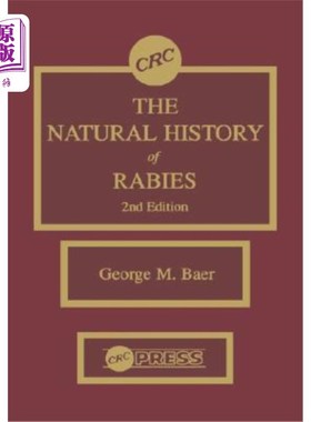 海外直订医药图书The Natural History of Rabies, Second Edition 狂犬病自然史，第二版