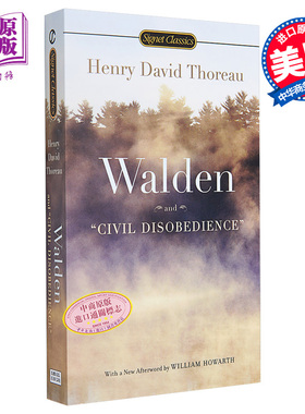 瓦尔登湖 150周年版 Walden and Civil Disobedience (150th Anniversary)  英文原版 Signet Classics 【中商原版】