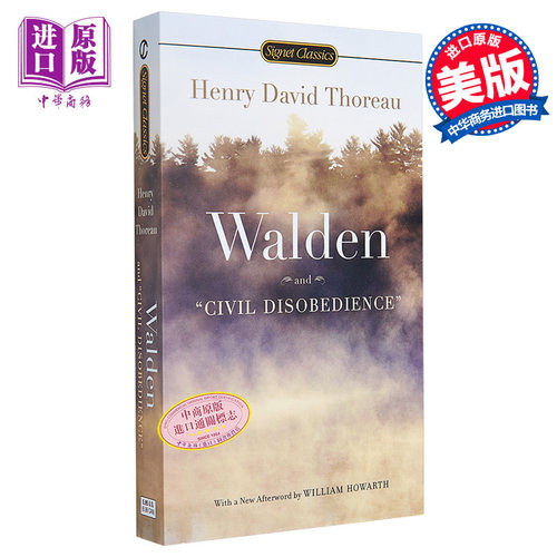 瓦尔登湖 150周年版 Walden and Civil Disobedience (150th Anniversary)  英文原版 Signet Classics 【中商原版】