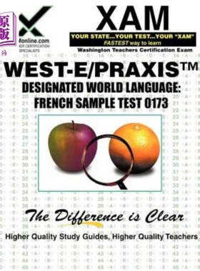 海外直订West-E/Praxis II Designated World Language: French Sample Test 0173: Teacher Cer West-E/Pra