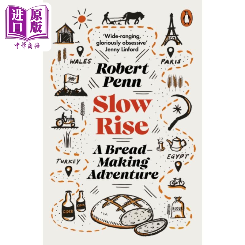 现货 缓慢崛起 面包制作冒险 Slow Rise A Bread Making Adventure 英文原版 Robert Penn 美食历史【中商原版】