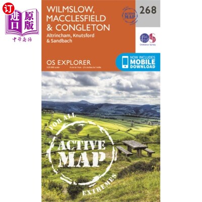 海外直订Wilmslow, Macclesfield and Congleton 威尔姆斯洛，麦克尔斯菲尔德和康格尔顿