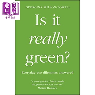 Green Wilson 环保么 Everyday Really Powell Georgina Eco 中商原版 Answered 英文原版 这真 Dilemmas