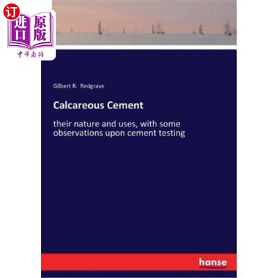 海外直订Calcareous Cement 钙质水泥