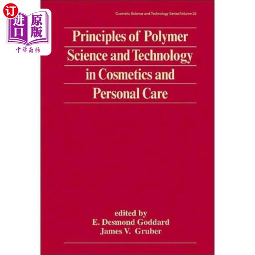 海外直订医药图书Principles of Polymer Science and Technology in ... 聚合物科学与技术在化妆品和个人护理中的原理