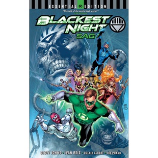 现货 Blackest Night Saga (DC Essential Edition) 英文原版 DC至黑之夜 Geoff Johns DC Comics DC漫画【中商原版】