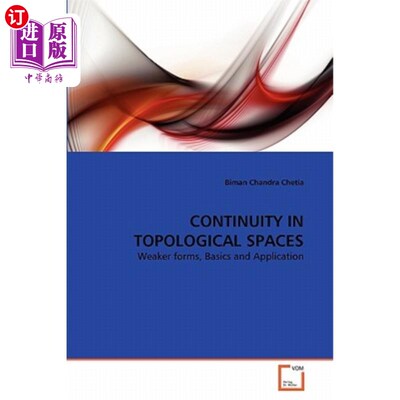 海外直订Continuity in Topological Spaces 拓扑空间中的连续性