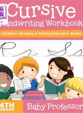 海外直订Cursive Handwriting Workbook 4th Grade: Children's Reading & Writing Education B 四年级草书：儿童读写教育用