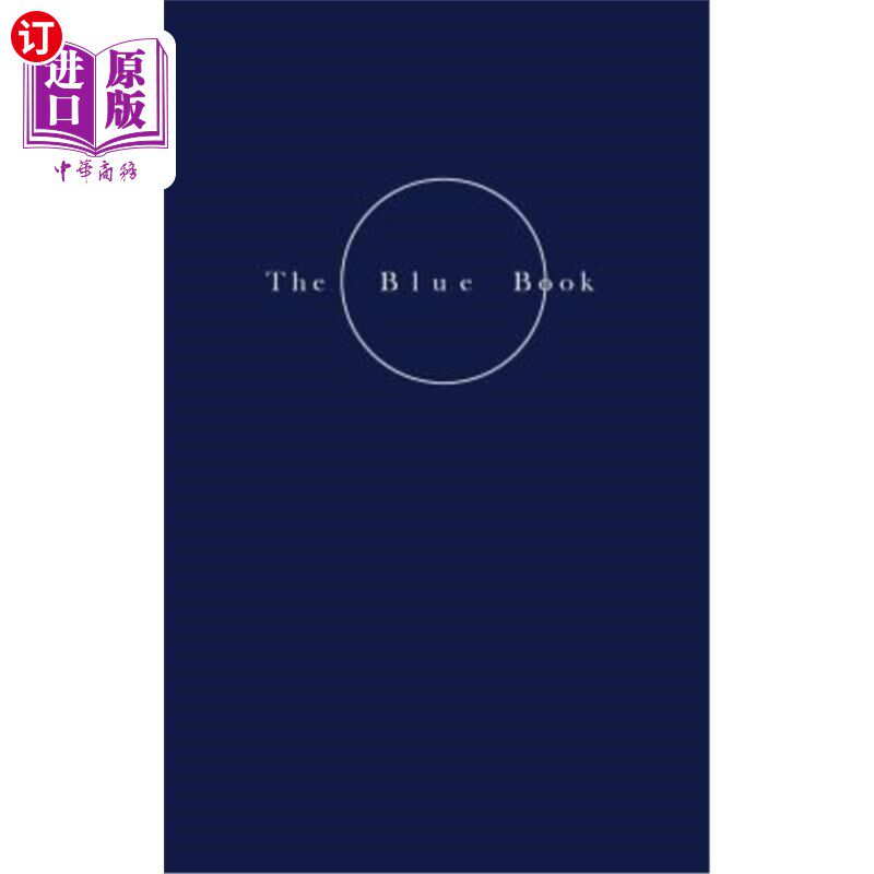 海外直订The Blue Book - Ode to Wisdom 蓝书-智慧颂