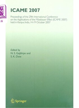 海外直订Icame 2007: Proceedings of the 29th International Conference on the Applications Icame 2007