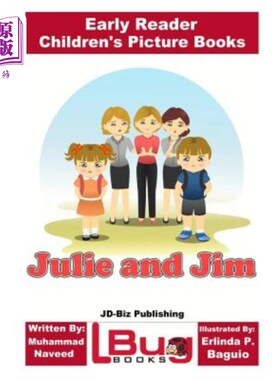 海外直订Julie and Jim - Early Reader - Children's Picture Books 朱莉和吉姆-早期读者-儿童图画书