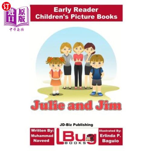 海外直订Julie and Jim - Early Reader - Children's Picture Books 朱莉和吉姆-早期读者-儿童图画书