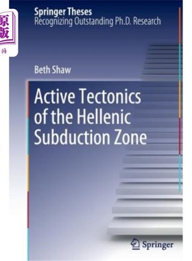 海外直订Active Tectonics of the Hellenic Subduction Zone 希腊俯冲带的活动构造