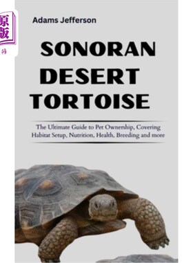 海外直订Sonoran Desert Tortoise 索诺兰沙漠龟